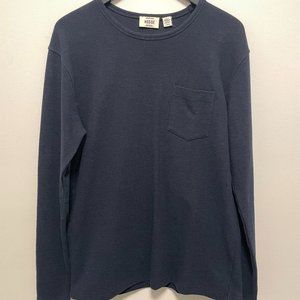 Men's Large Crewneck Sweater by Hedge - Blue